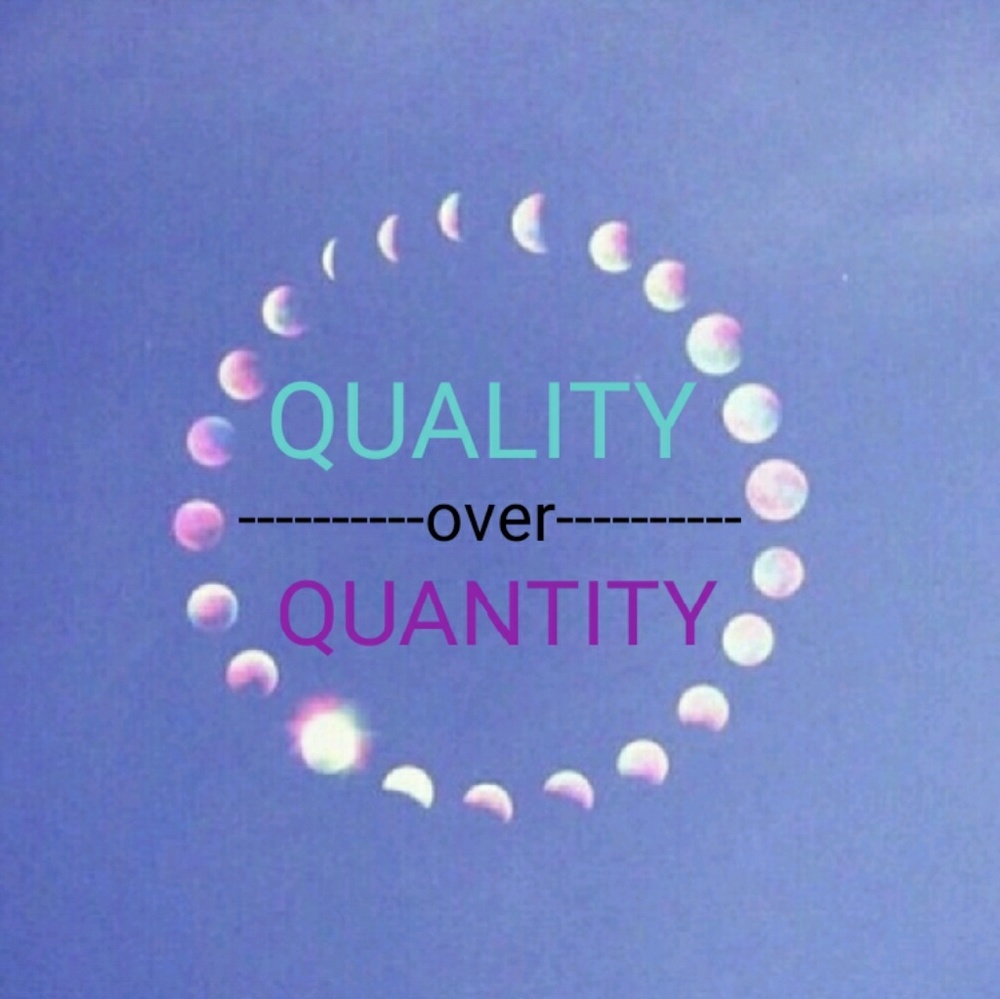 Quality over Quantity jewelry 💜